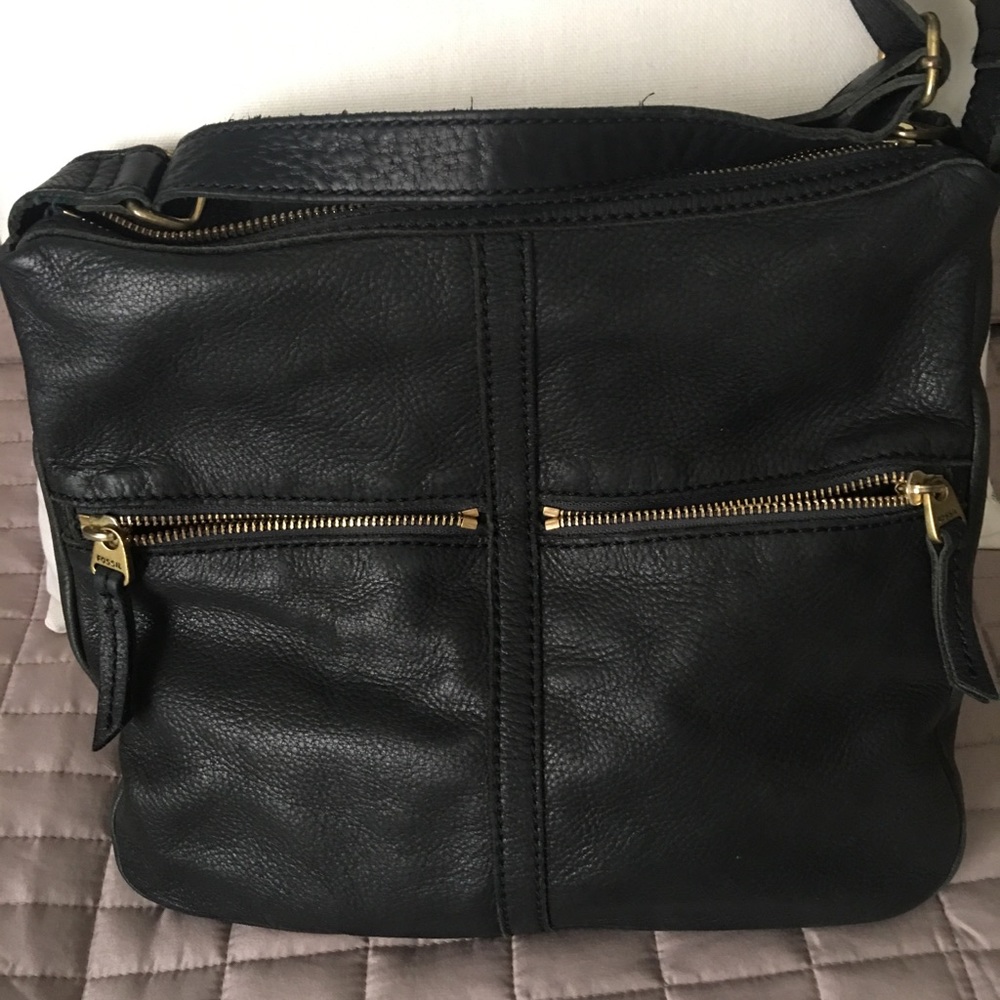 Fossil leather bag